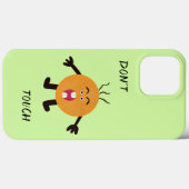 Coques Case-Mate iPhone Homme orange hurlant (Verso (horizontal))