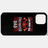 Coques Case-Mate iPhone Hommes J'Aime Être Pompier Seulement Être Papa Est (Verso (horizontal))