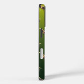 Coques Case-Mate iPhone Hone Bee Good - Sur Dégradé Vert (Verso / Droite)