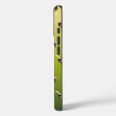 Coques Case-Mate iPhone Hone Bee Good - Sur Dégradé Vert (Verso / Gauche)