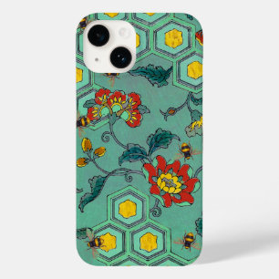 COQUE POUR iPhone 14 HONEY ABEILLES, BEEHIVES, FLEURS DE PRINTEMPS BEEK