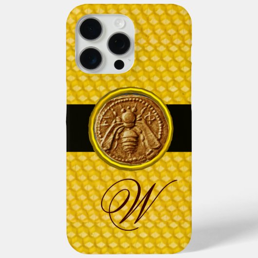 COQUES Case-Mate iPhone HONEY BEE, MONOGRAMME DE L'OEUVRE (Verso)