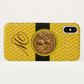 COQUES Case-Mate iPhone HONEY BEE, MONOGRAMME DE L'OEUVRE (Dos (Horizontal))