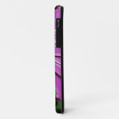 Coques Case-Mate iPhone Honey Bee Sur Un Daisy Africain Violet (Dos/Gauche)