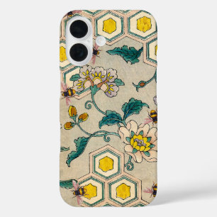 COQUES iPhone 16  HONEY BEEHES, BEEHIVES, PRINTEMPS FLEURS BEEKEEPER