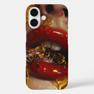 Coques iPhone 16 Honey Drip Beauty – Portraits dorés sensuels de fe