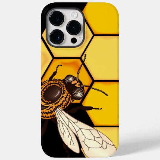 Coques Case-Mate iPhone Honeybee Honeycomb (Verso)