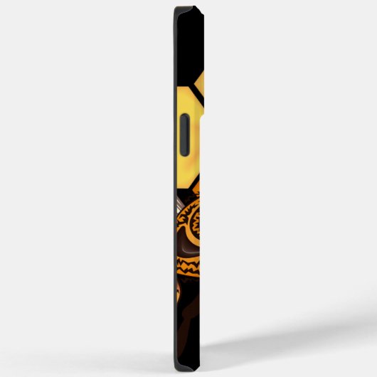 Coques Case-Mate iPhone Honeybee Honeycomb (Verso / Droite)