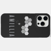 Coques Case-Mate iPhone Honeypeb Bee Nom Typographie Design (Verso (horizontal))