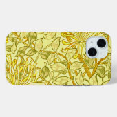 Coques Case-Mate iPhone Honeysuckel Yellow par William Morris (Verso (horizontal))