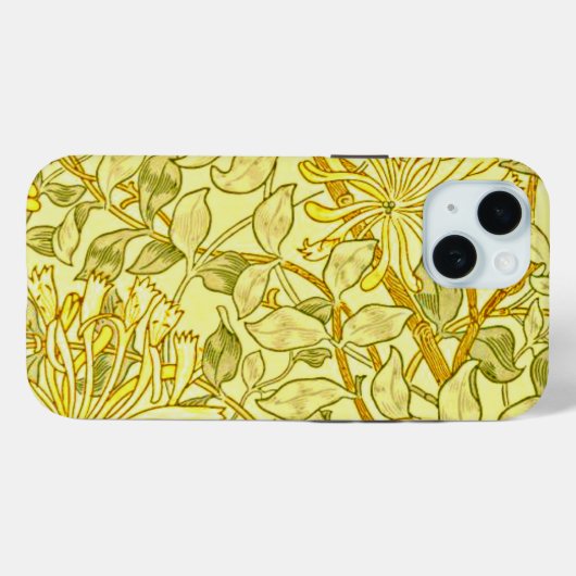 Coques Case-Mate iPhone Honeysuckel Yellow par William Morris (Verso (horizontal))