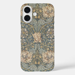 Coques iPhone 16 Honeysuckie par William Morris, Vintage Flowers Ar