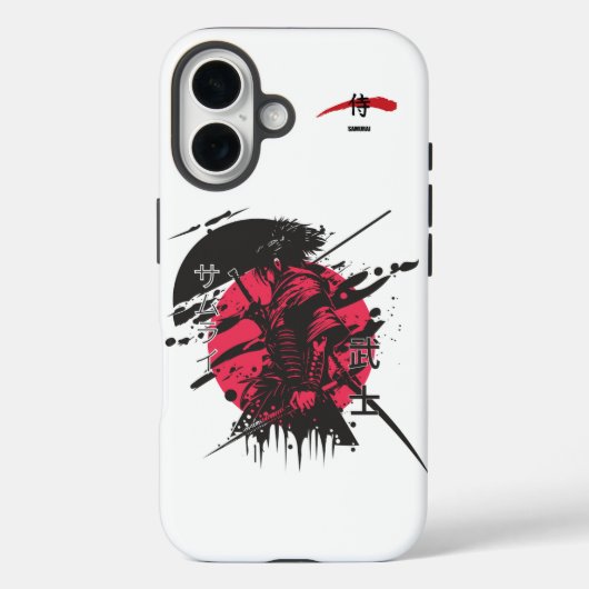 Coques Case-Mate iPhone Honneur cramoisi : Guerrier Samouraï (Verso)