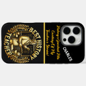 Coques Case-Mate iPhone Honorer notre meilleur professeur d'histoire (Verso (horizontal))