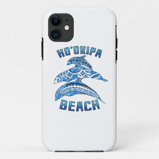 Coques Case-Mate iPhone Ho'okipa Hawaii Dauphins tribaux de vacances (Dos)
