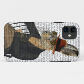 Coques Case-Mate iPhone Horatio Hare Sur Chaise (Dos (Horizontal))