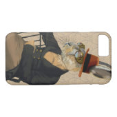 Coques Case-Mate iPhone Horatio Hare sur la chaise (Dos (Horizontal))