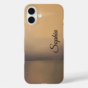 Coques iPhone 16 Plus Horizon calme - Paysage Abstrait doux Pri