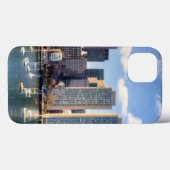 Coques Case-Mate iPhone Horizon de Boston de bord de mer (Verso (horizontal))