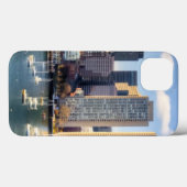 Coques Case-Mate iPhone Horizon de Boston de bord de mer (Verso (horizontal))