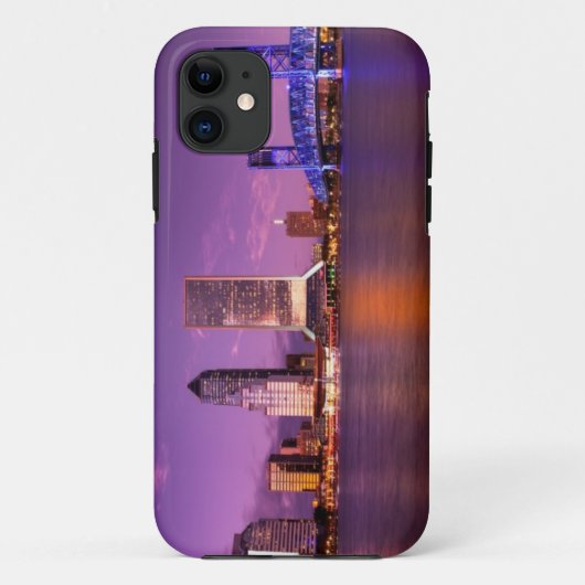 Coques Case-Mate iPhone Horizon de Jacksonville la Floride la nuit (Dos)