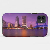 Coques Case-Mate iPhone Horizon de Jacksonville la Floride la nuit (Dos (Horizontal))