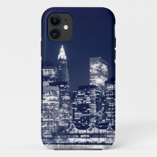 Coques Pour iPhone Horizon de Manhattan la nuit, New York City