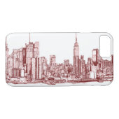 Coques Case-Mate iPhone Horizon de New York (Dos (Horizontal))