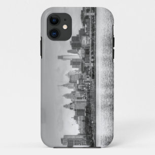Coque Case-Mate Pour iPhone Horizon de Philadelphie en noir et blanc