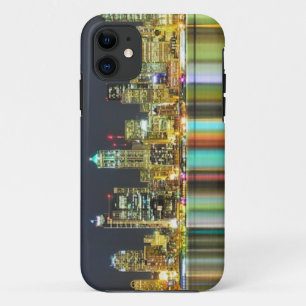 Etui iPhone Case-Mate Horizon de Seattle la nuit avec la réflexion