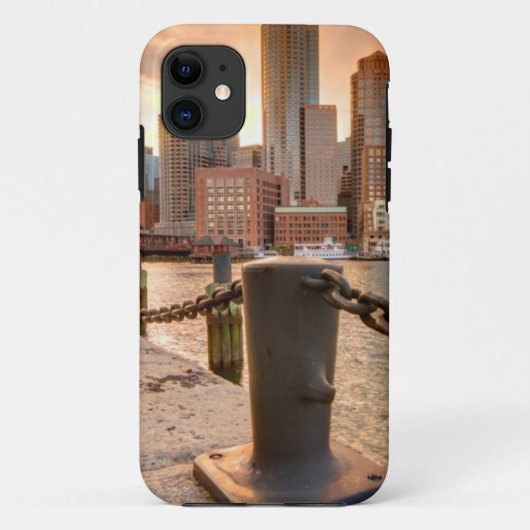 Coques Case-Mate iPhone Horizon de secteur financier de Boston (Dos)