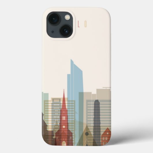 Coques Case-Mate iPhone Horizon de ville d'Oslo, Norvège | (Verso)