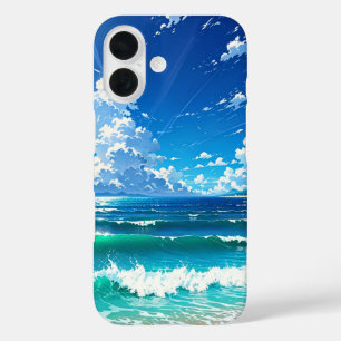 Coques iPhone 16 Horizon Océan Été Sans Fin