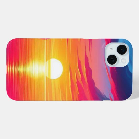 Coques Case-Mate iPhone Horizon radiant : Coucher de soleil (Verso (horizontal))