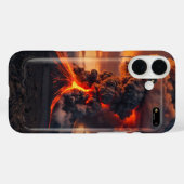 Coques Case-Mate iPhone Horizon Volcan Fiery (Verso (horizontal))