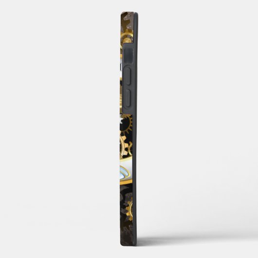 Coques Case-Mate iPhone Horloge à vapeur avec libellule mécanique (Verso / Gauche)