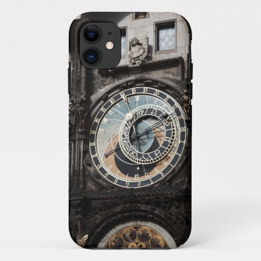 Coques Case-Mate iPhone Horloge antique de montre d'astrologie à Prague (Dos)