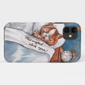 Coques Case-Mate iPhone Horloge D'Alarme Bruyante, Louis Wain (Dos (Horizontal))