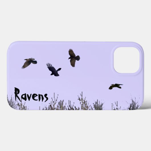 Coques Case-Mate iPhone Horloge des ravens (Verso (horizontal))