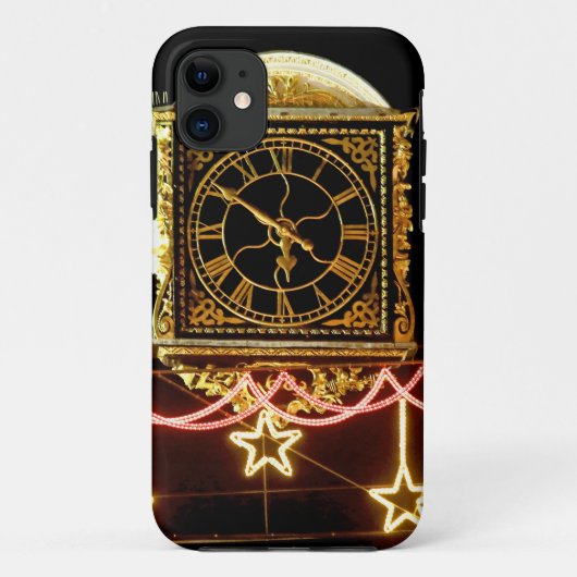 Coques Case-Mate iPhone Horloge étonnante à Noël (Dos)