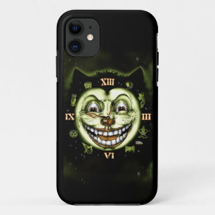 Coques Pour iPhone Horloge Halloween du chat noir 13