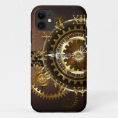 Coques Case-Mate iPhone Horloge Steampunk avec des engrenages anciens (Dos)
