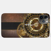 Coques Case-Mate iPhone Horloge Steampunk avec des engrenages anciens (Dos (Horizontal))