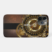 Coques Case-Mate iPhone Horloge Steampunk avec des engrenages anciens (Dos (Horizontal))