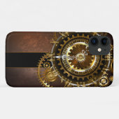 Coques Case-Mate iPhone Horloge Steampunk avec des engrenages anciens (Dos (Horizontal))