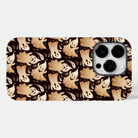 Coques Case-Mate iPhone Horreur Boo Ghost Motif Halloween (Verso (horizontal))