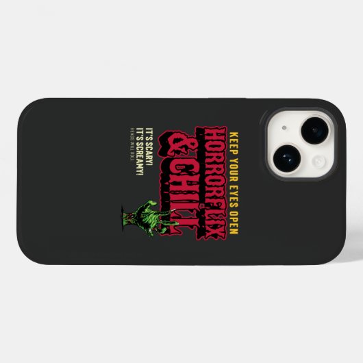 Coques Case-Mate iPhone Horrorflix Et Chaleur (Verso (horizontal))