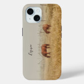 Coques Case-Mate iPhone Horse Farm Pays Art Rustique (Verso)
