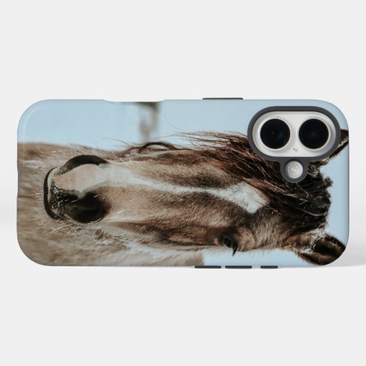 Coques Case-Mate iPhone Horse Phone Case iPhone 16 (Verso (horizontal))