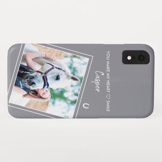 Coques Case-Mate iPhone Horse Photo Custom Equestrian (Dos (Horizontal))
